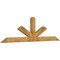 Ekena Millwork Saratoga Timber Gable Bracket, Western Red Cedar, 108"W x 31 1/2"H x 4"D x 6"F, 7/12 Pitch GBW108X31X0406SAR00RWR - alternate 5